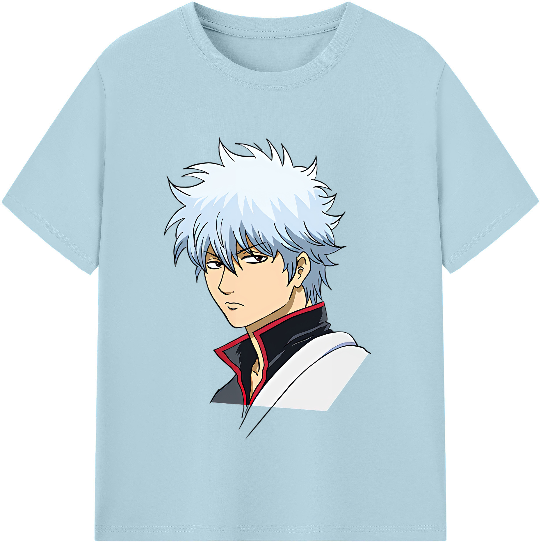 （画像用） ぎんたま 坂田銀時（さかたぎんとき） 神楽 志村新八（しむら しんぱち） GINTAMA Sakata Gintoki Kagura Shimura Shinpachi 綿100％半袖Tシャツ（フロントプリント）